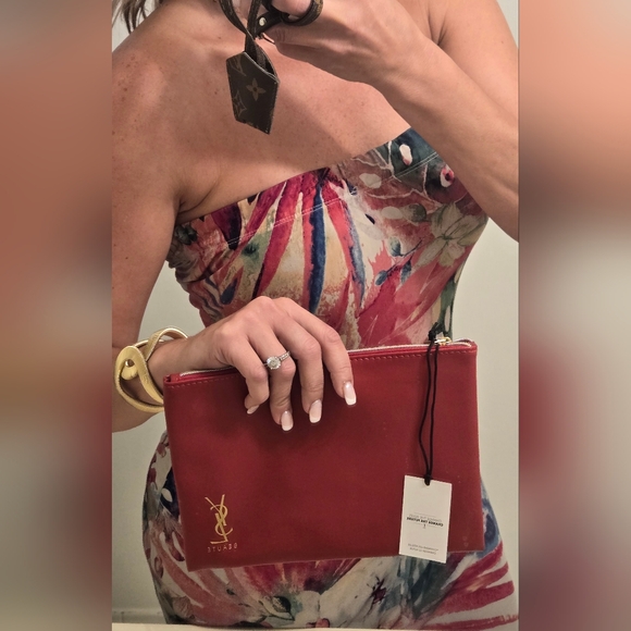 LAST DAYV SALE YSL Beauty New Cosmetics /Clutch Red - Picture 8 of 8